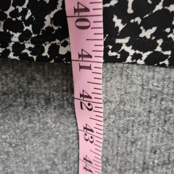 LAUREN RALPH LAUREN Black Abstract Slinky Knit Career Office Dress SIZE 12 - Picture 8 of 10